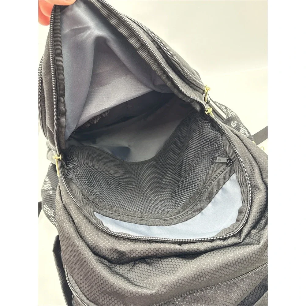 adidas Prime 6 Backpack Black Gold Metallic Honeycomb Ripstop LoadSpring Laptop